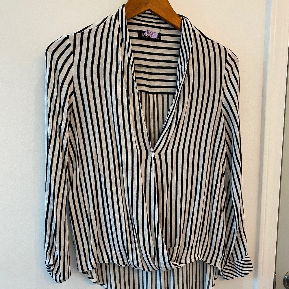 Black and White Zara Shirt